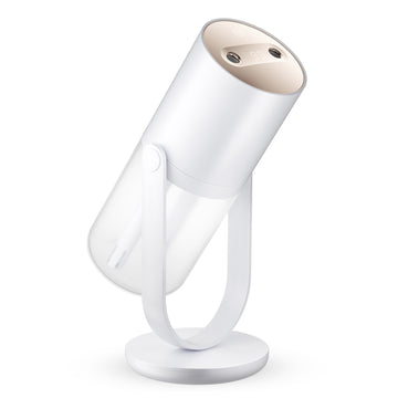 Humidificateur 450ml 3000mAh autonomie 6-8 heures humidificateur de bureau pour chambre à coucher prise Type-C 240x100mm blanc